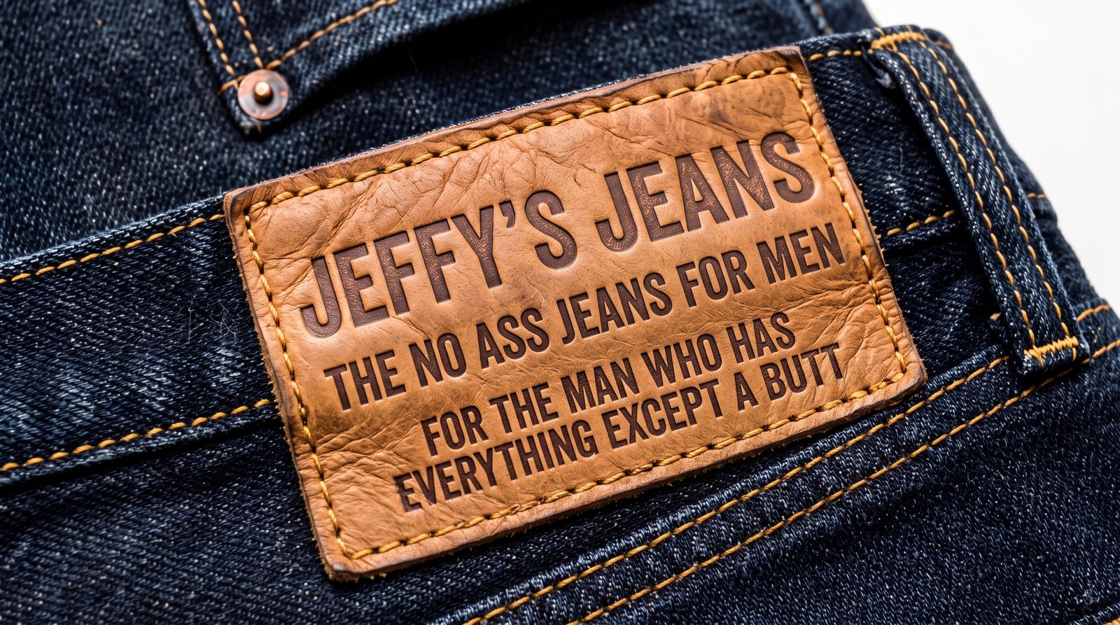 Jeffy's Jeans Premium Leather Patch